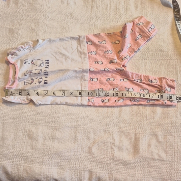 Gymboree girls 3-6 months Easter romper Peter Rabbit 1st Easter VGUC - Picture 6 of 10